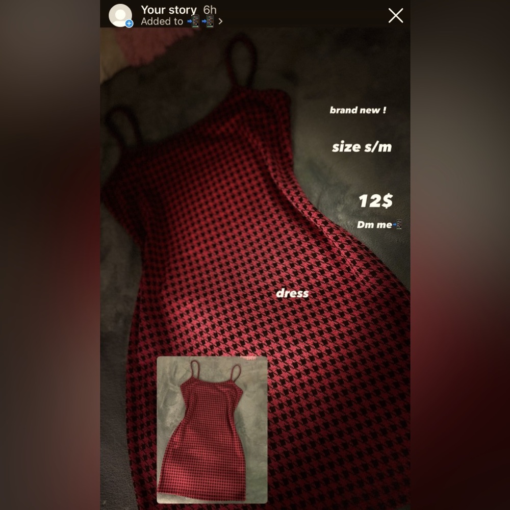 BRAND NEW RED MINI DRESS😍😍